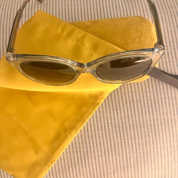Gucci Sunglasses with Bright Yellow Case